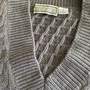HARDY AMIES men’s wool sweater